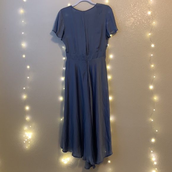 Petal & Pup. Women’s size 8 (AU/UK=12). Light blue. Tie-front. Satin - Picture 4 of 4